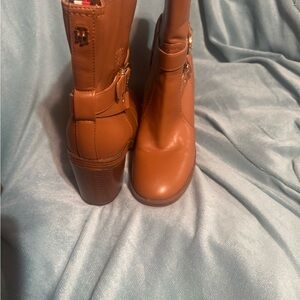 Tommy Hilfiger Brown Heeled Boots